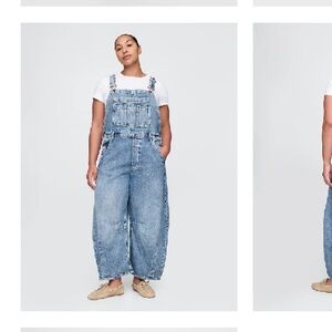 Gap barrel overalls NWT